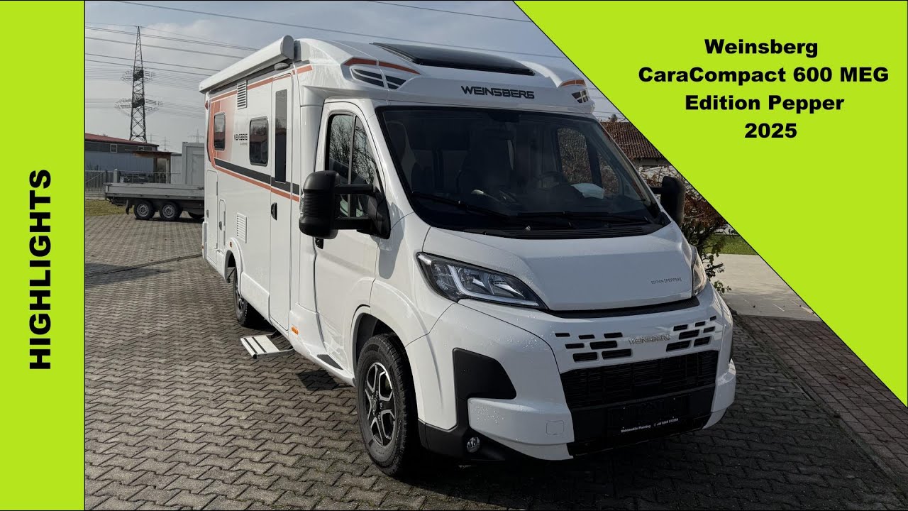 Weinsberg CaraCompact 600 MEG Edition Pepper 2025 - Highlights