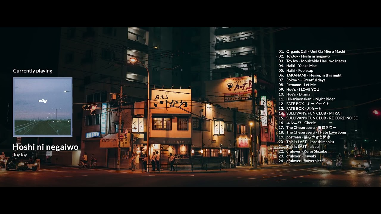 japanese indie rock songs to listen after another tiring day   playlist