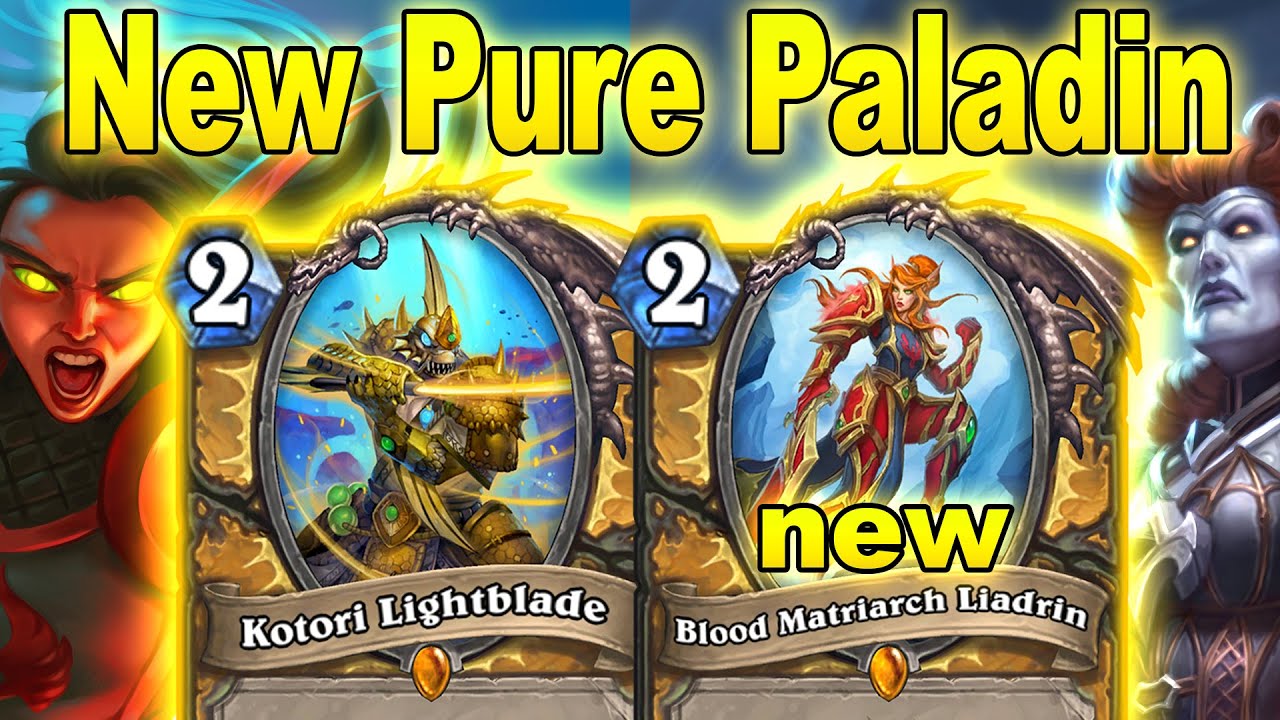My New Pure Paladin Makes Me Feel Like Heaven At March of the Lich King | Hearthstone