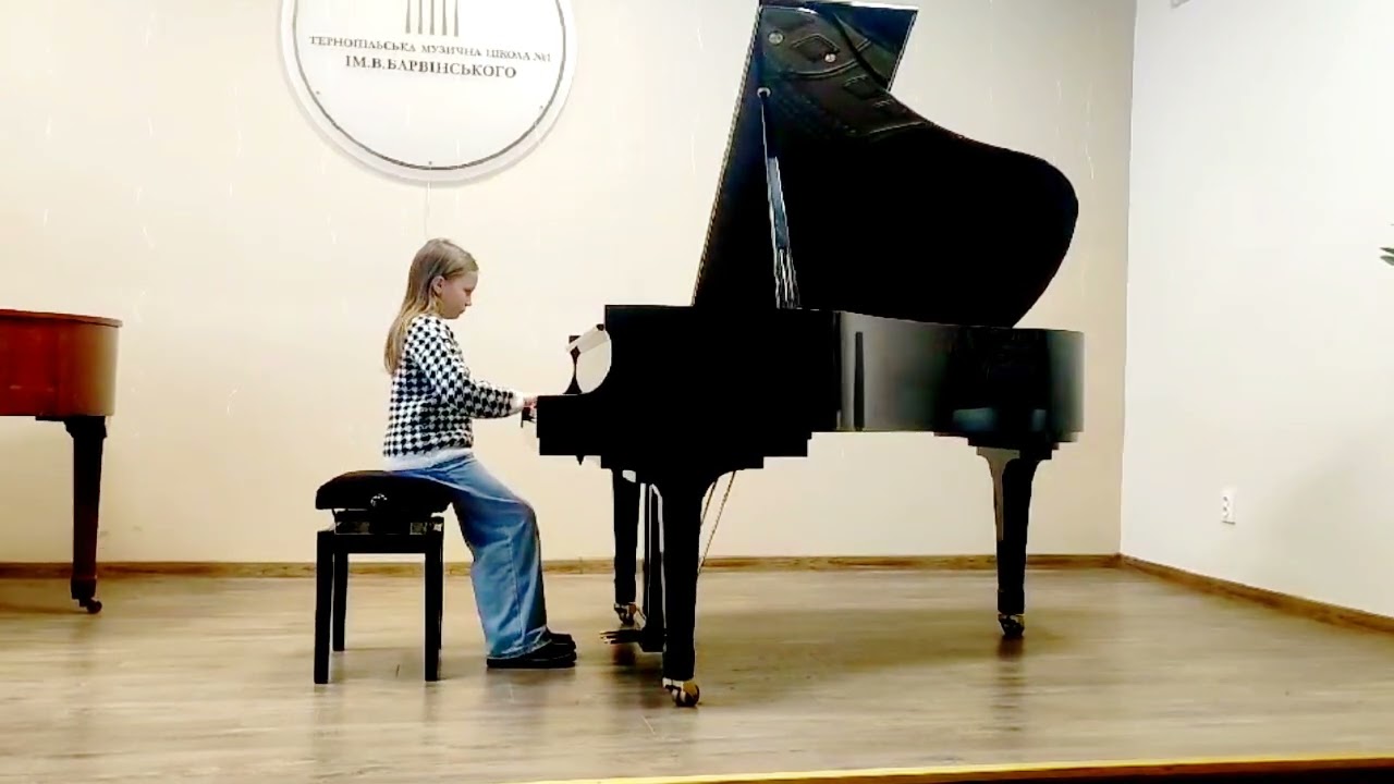 Інвенція 11, соль-мінор, Й.С.Бах/Яковенко Емілія , 9 років 