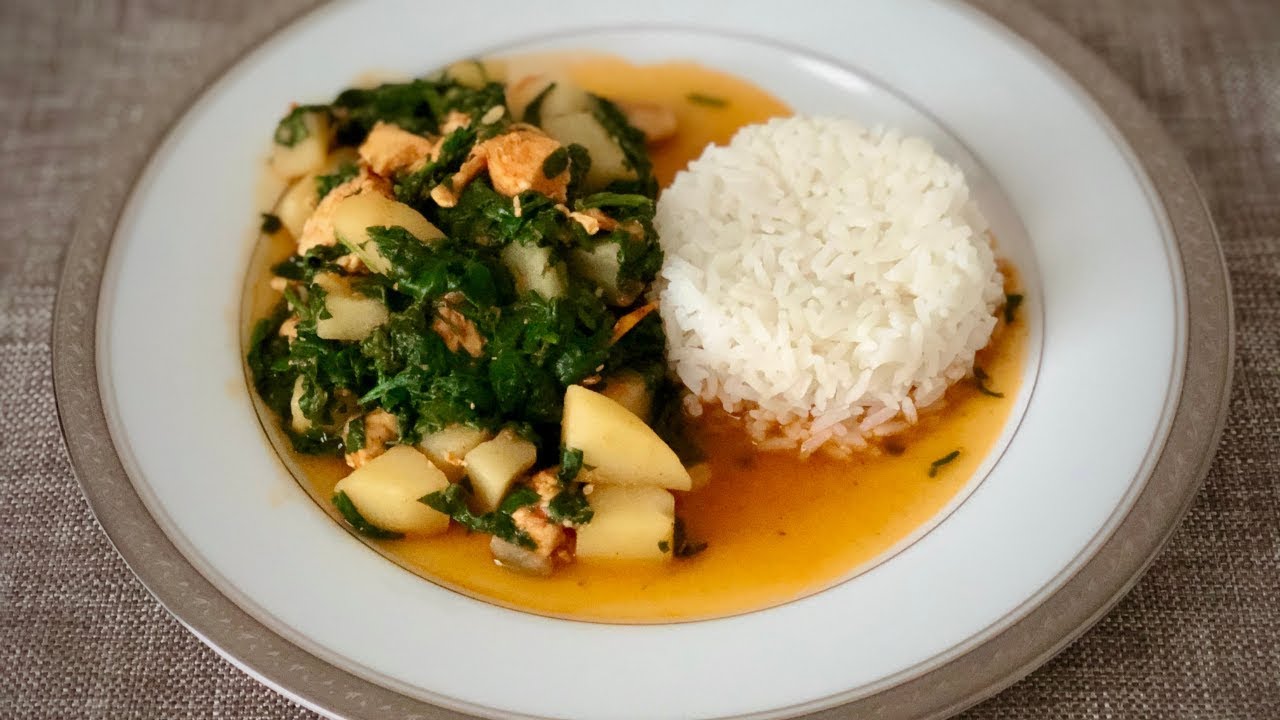 Guiso de Espinacas con Pollo 😋 | Muy sabrosa y Nutritiva !