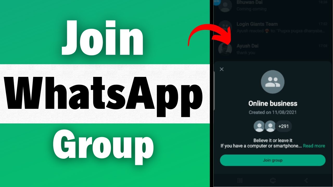 How To Join WhatsApp Group (2023) Join Public WhatsApp Group