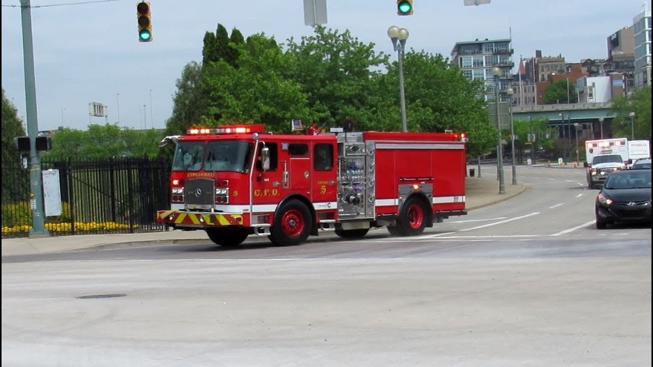 Cincinnati Fire Dept - *New* Engine 5 Responding + Many More!