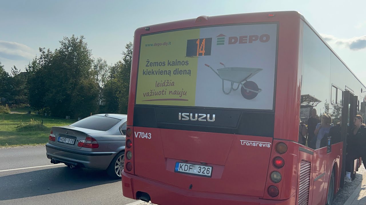 Vilniaus transportas. 14 autobusas: Arimų g. - Parko g. - Grigaičiai - Didžiasalis - Rudamina