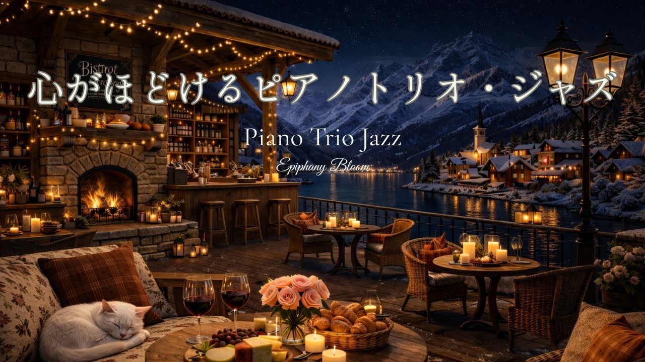 🍷Night Jazz Piano Trio – 心がほどけるひととき Ambience for Relaxing Nights🍷