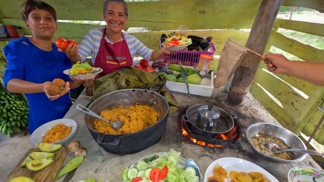 NOS FUIMOS A UN CAMPO DE JARABACOA tan hermoso Y COCINAMOS ese LOCRIO A UN RIO tan lindo