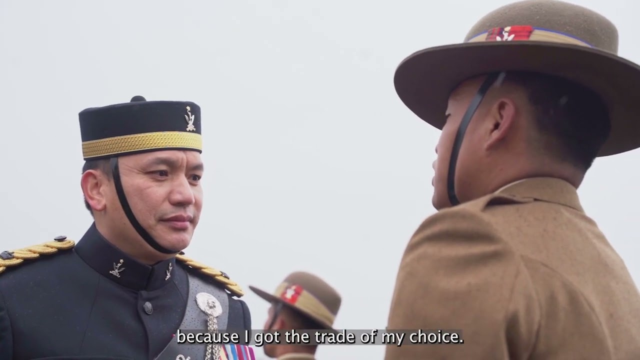 The Queen’s Gurkha Signals Attestation and Commissioning Parade 2024