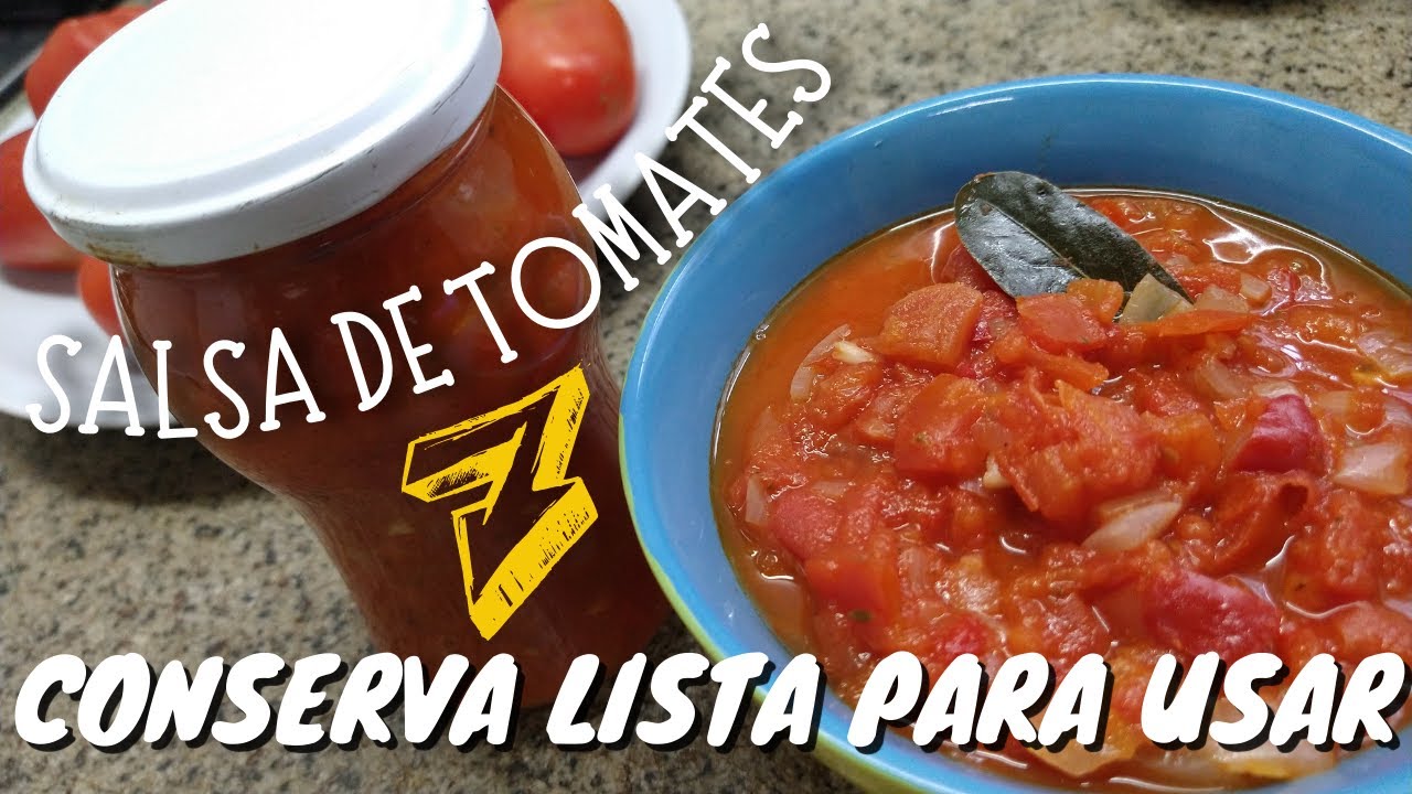 CONSERVA DE TOMATE !!! LISTA PARA USAR