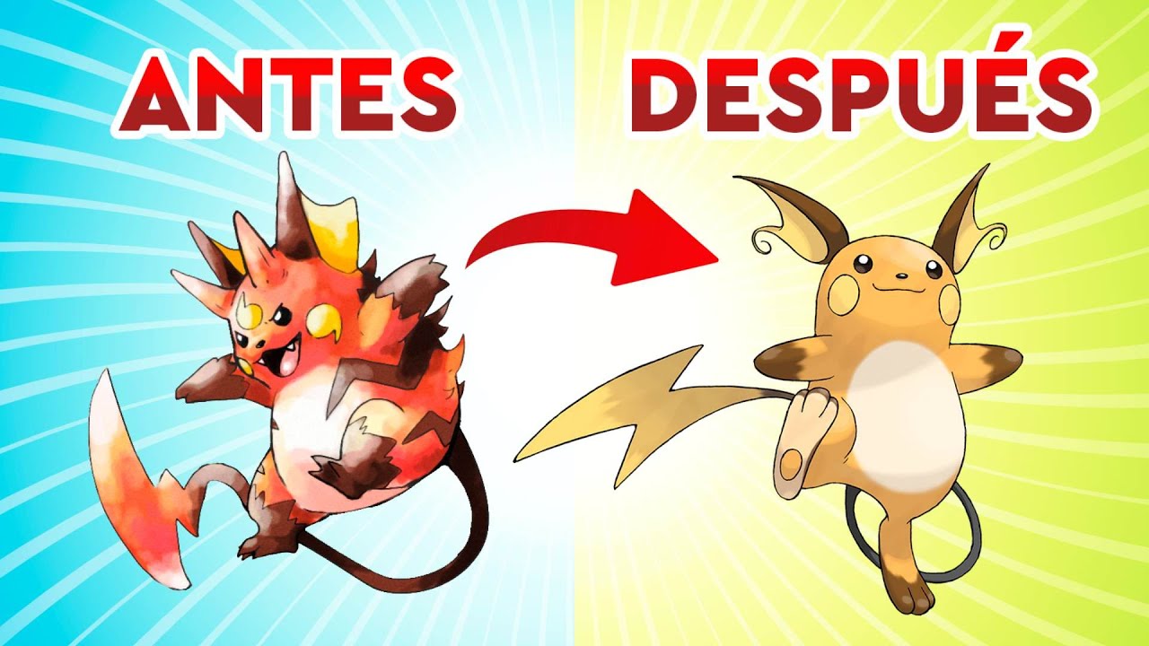 Pokémon que CAMBIARON CON EL TIEMPO