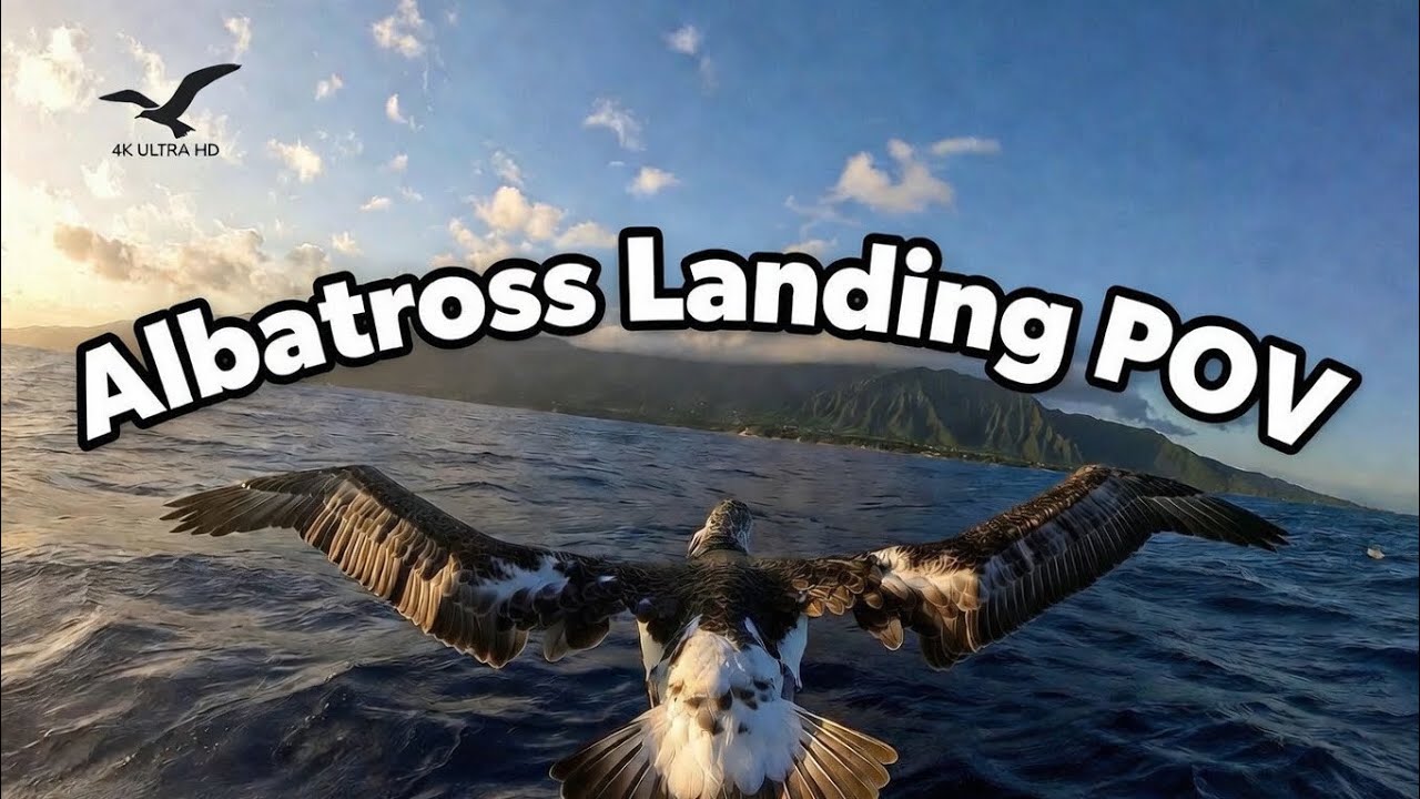 Albatross Landing POV🪽|| Hawaiian Islands 🏝️ || Powered by xAI 