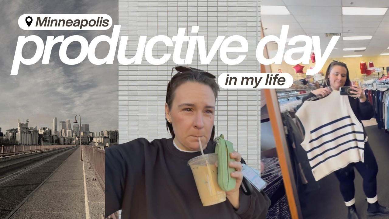 productive day in my life at 36 🤩 living alone in Minneapolis on a weight loss journey