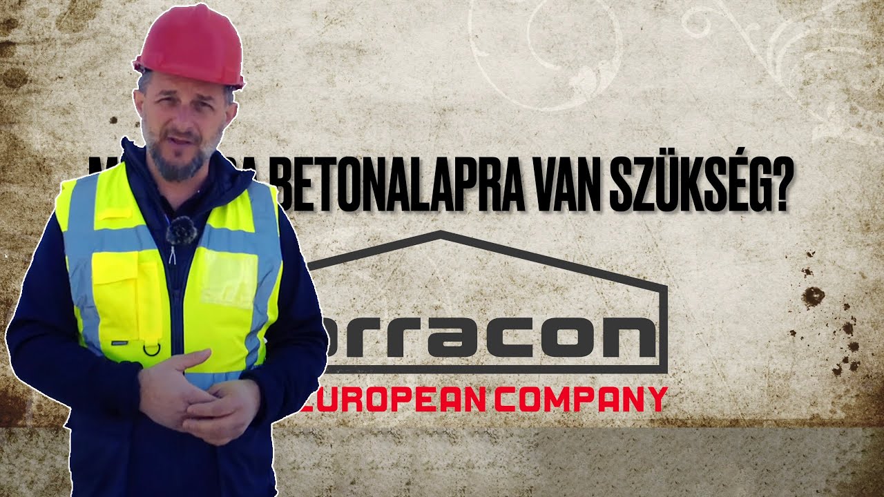 Mekkora betonalapra van sz&uuml;ks&eacute;g csarnok eset&eacute;n? | barracon.hu