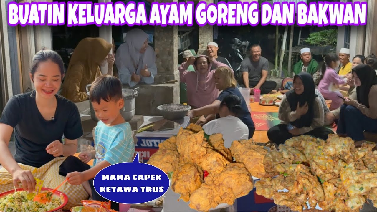AKHIRNYA AYAM GORENG DAN BAKWAN SAYUR YANG KAMI JUAL DI CHINA BISA DICOBAIN LANGSUNG KELUARGA 