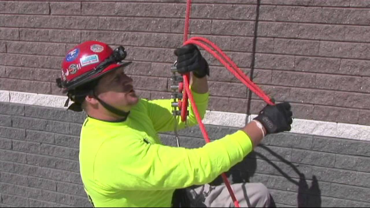 Rappelling LockOff TieOff