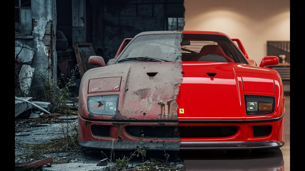 This Abandoned Ferrari F40 Was Left to Die… Until This Restoration