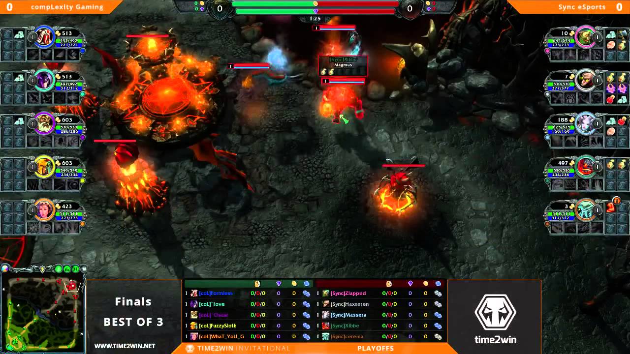 Sync vs CoL Grand Finals Game 1 - Time2win Invitational