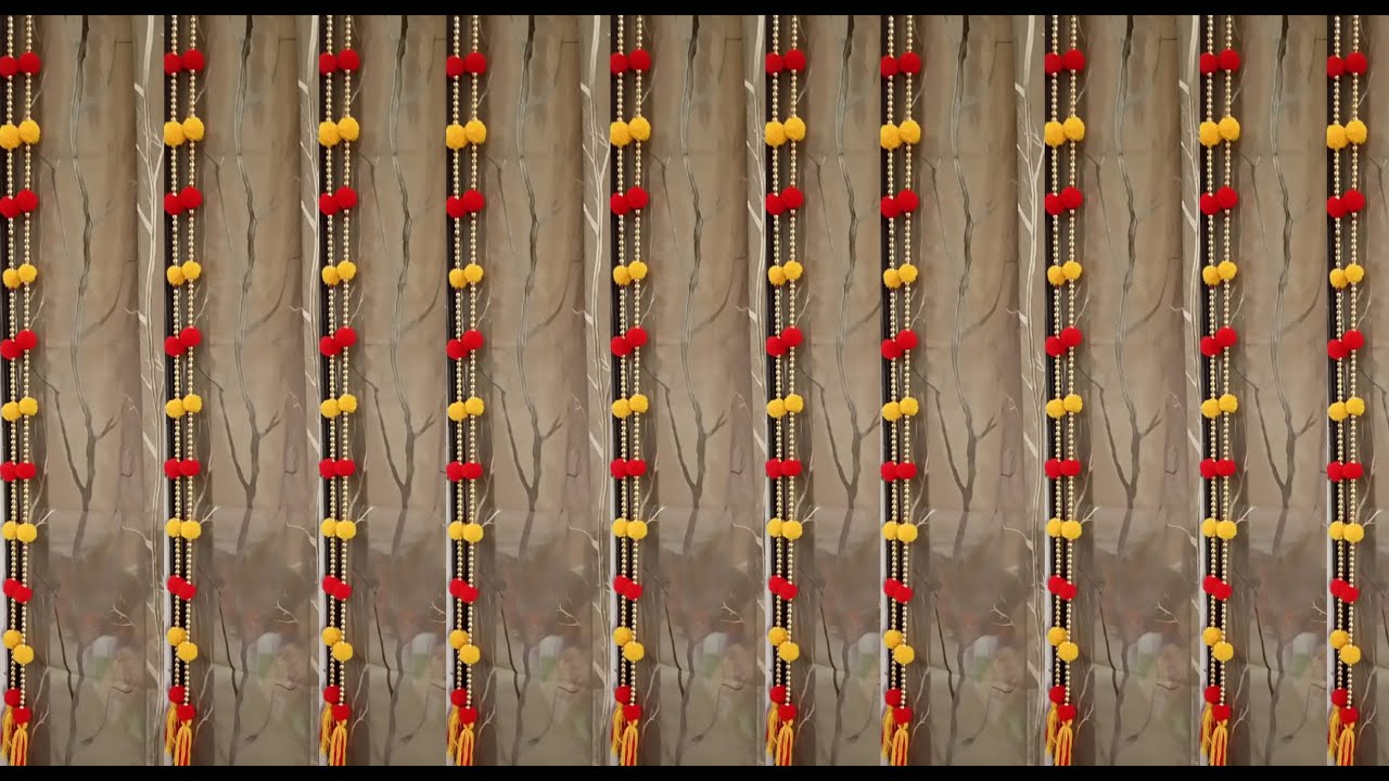 Pom Pom hanging Toran | Toran @ below 5 RS |