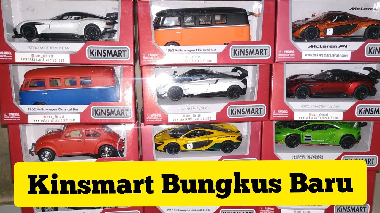 Unboxing 24 Pcs Diecast Kinsmart Volkswagen, McLaren, Lamborghini