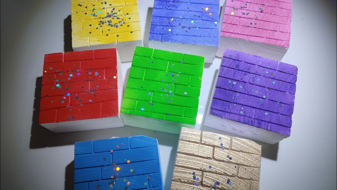 Rainbow Wall Skin Gym Chalk asmr