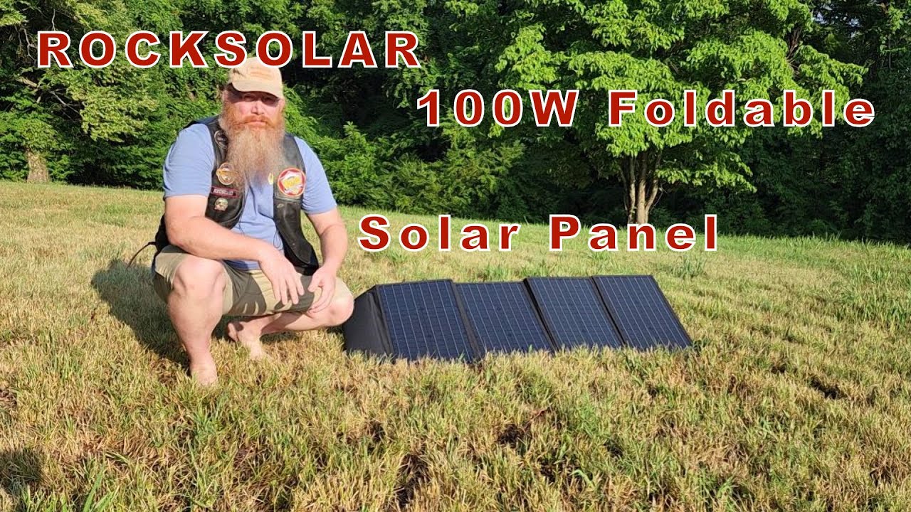 RockSolar 100W Foldable Solar Panel Unboxing