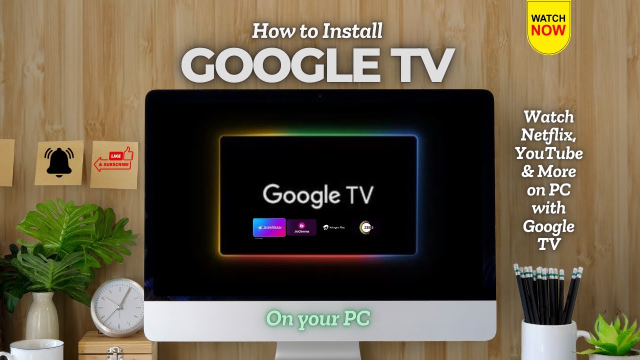 How to Turn Your Windows 11 PC into a Smart TV with Google TV!