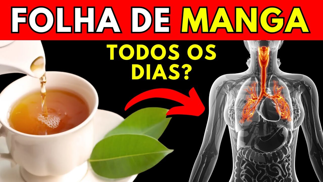 BEBA CHÁ DE FOLHAS DE MANGA TODOS OS DIAS E VEJA O QUE ACONTECE COM SEU CORPO