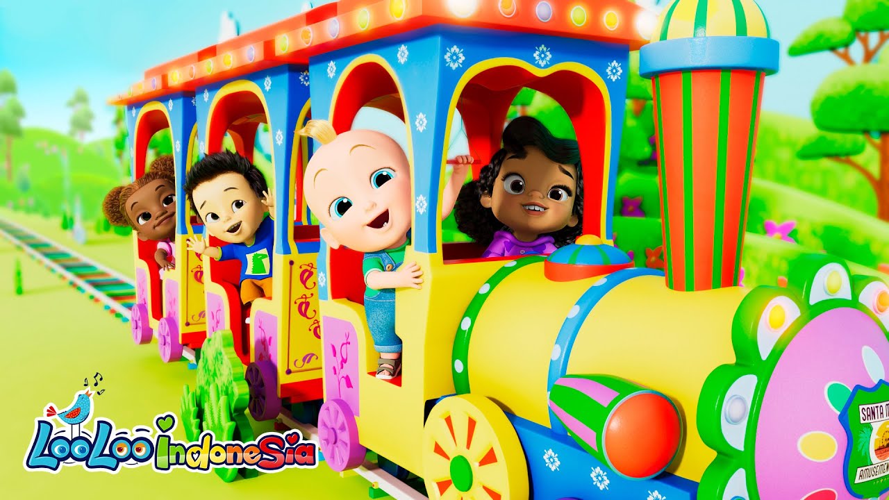 🚗 Lagu Kendaraan Seru untuk Anak-Anak | LooLoo Indonesia