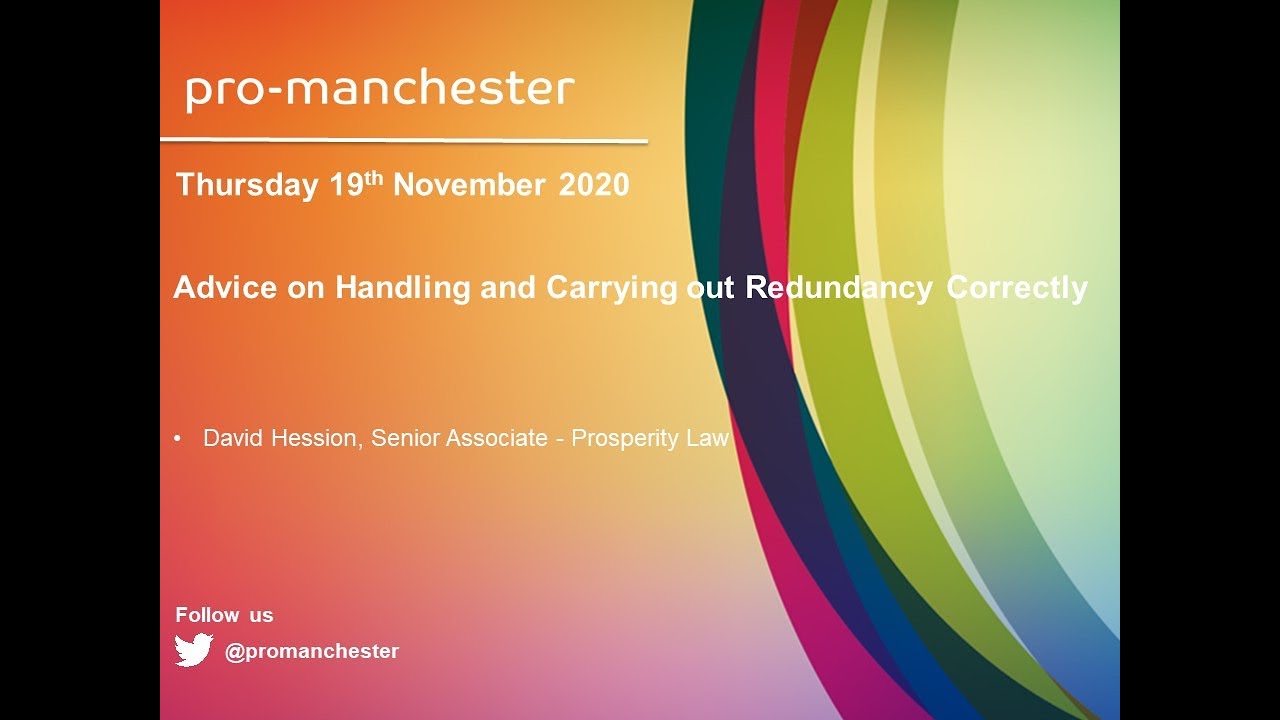 Advice on Handling and Carrying out Redundancy Correctly