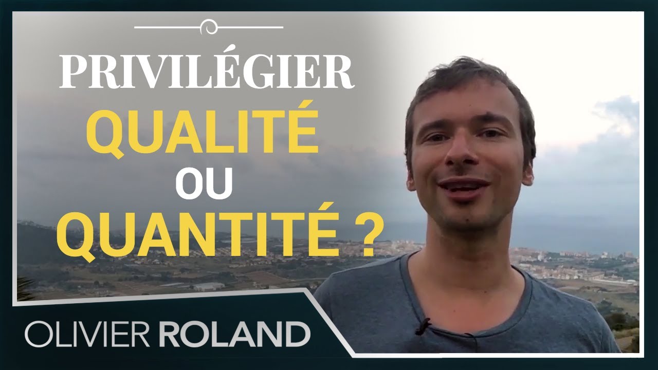 Faut-il privilégier la QUALITÉ ou la QUANTITÉ pour réussir avec son blog ?
