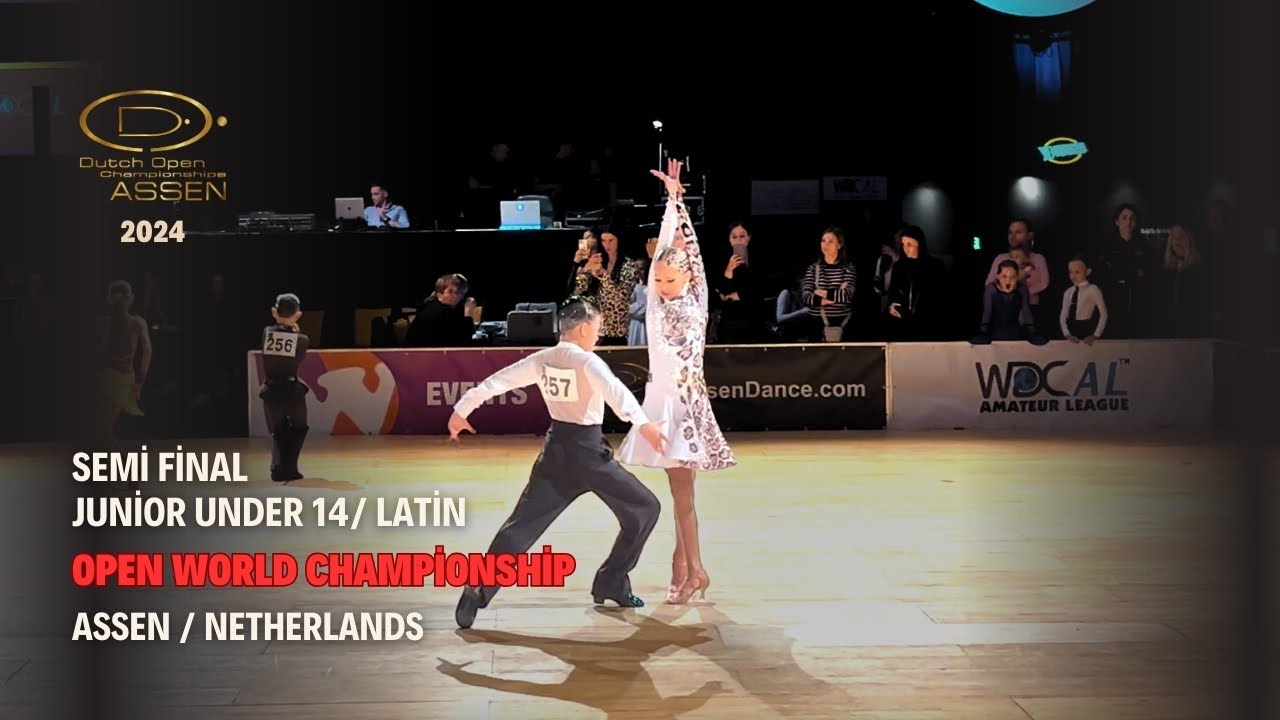 Semi FINAL Open World Championship WDC | Junior Under 14 Latin | Dutch Open Championship 2024 Assen