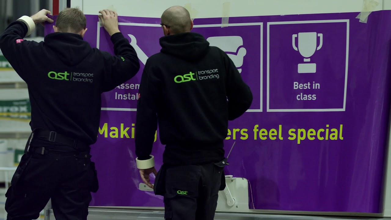 Arrow XL vehicle wrap by Ast Transport Branding