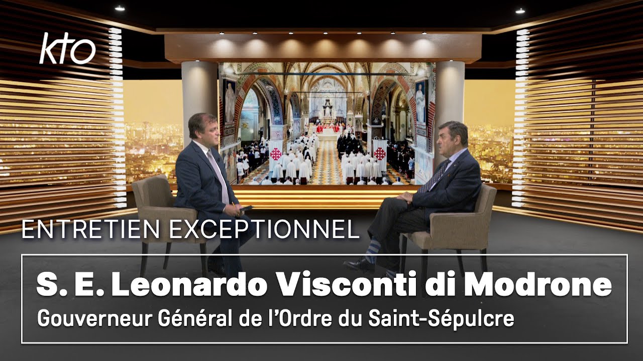 Entretien exceptionnel avec L. Visconti di Modrone, Gouverneur Général de l'Ordre du Saint-Sépulcre