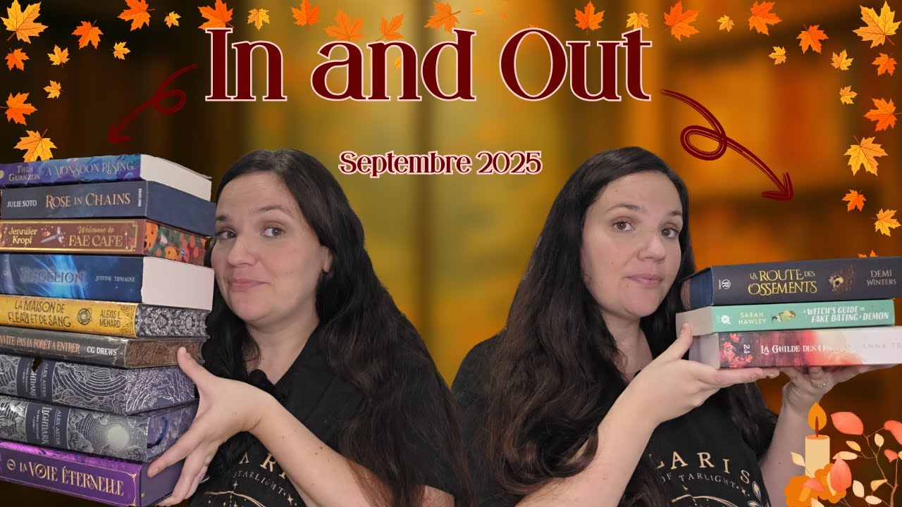 In and Out Septembre 2025 || Beaucoup plus d'achats que de lectures !