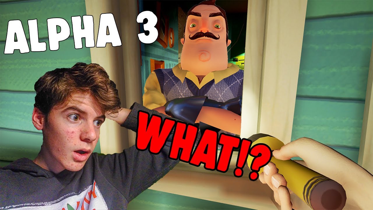 HELLO NEIGHBOR ALPHA 3 GAMEPLAY WALKTHROUGH - BelgianFriesGaming