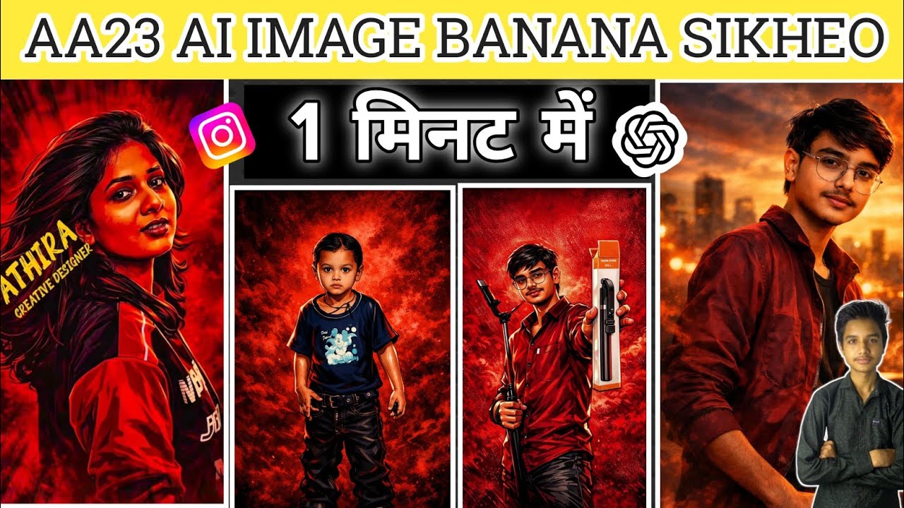 Instagram Trending AA23 Theme | ChatGPT Photo Editing Prompt | Character Intro AI Photo Edit 2026