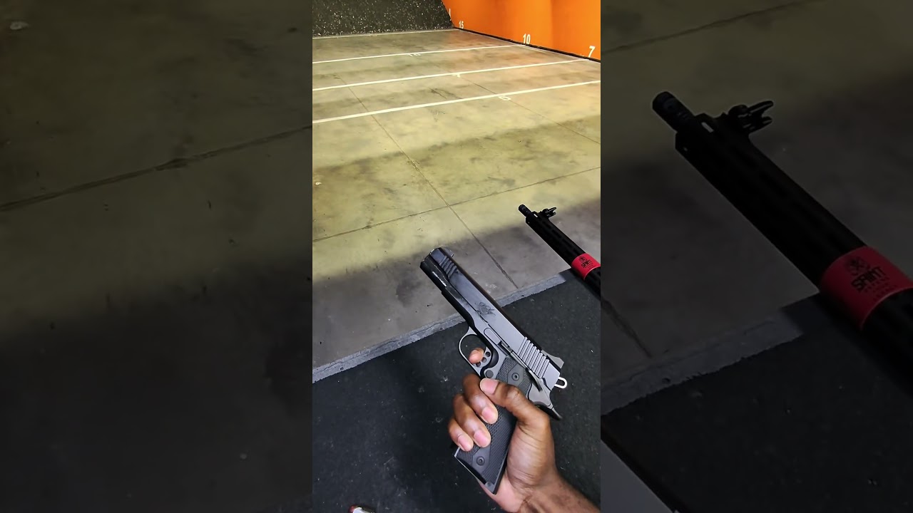 Kimber Custom LW 1911 .45acp #subscribe #views #watch #support #4k #range #comment #shorts #fyp #1k