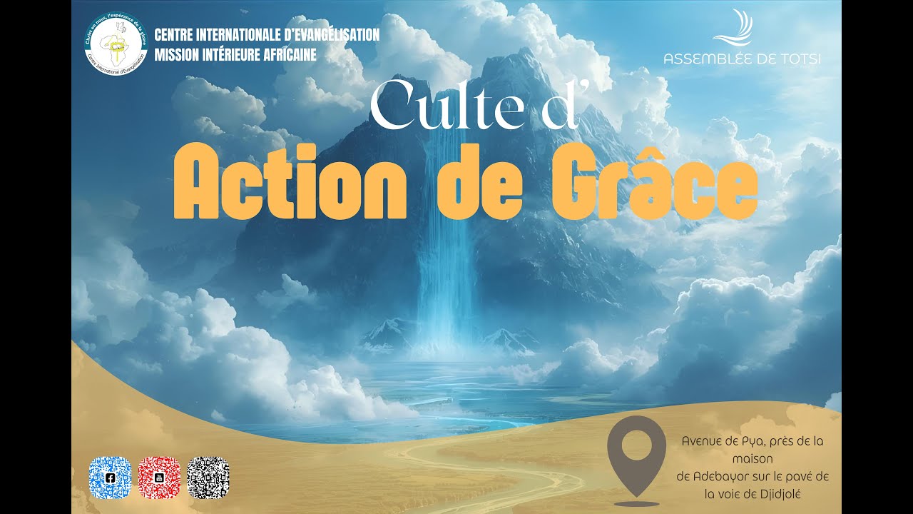 Culte D'Action de Grâce Dominical du 05/10/2025 | Pasteur Aristide B. OUEDRAOGO