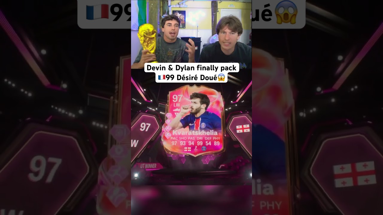 Devin & Dylan finally pack 🇫🇷99 D&eacute;sir&eacute; Dou&eacute;😱