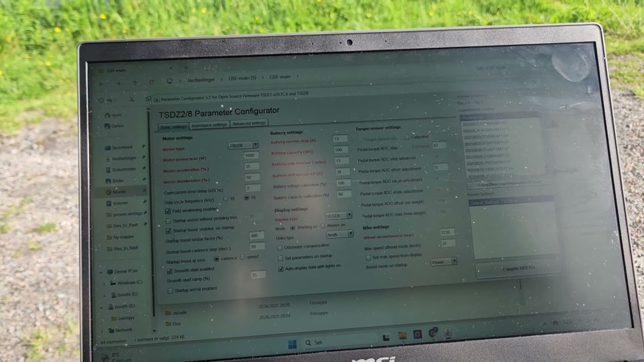 Tsdz8 osf ekd01 xh18 vlcd5