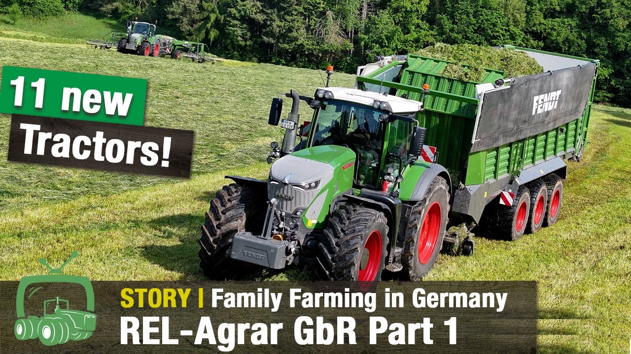 REL Agrar GbR Part 1: Farming on 3 family farms in Germany | Forage | Fendt Equipment and Tractors