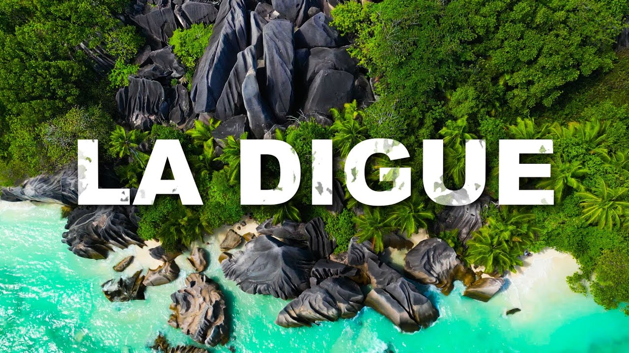 La Digue, Seychelles 🇸🇨 - by drone [4K]