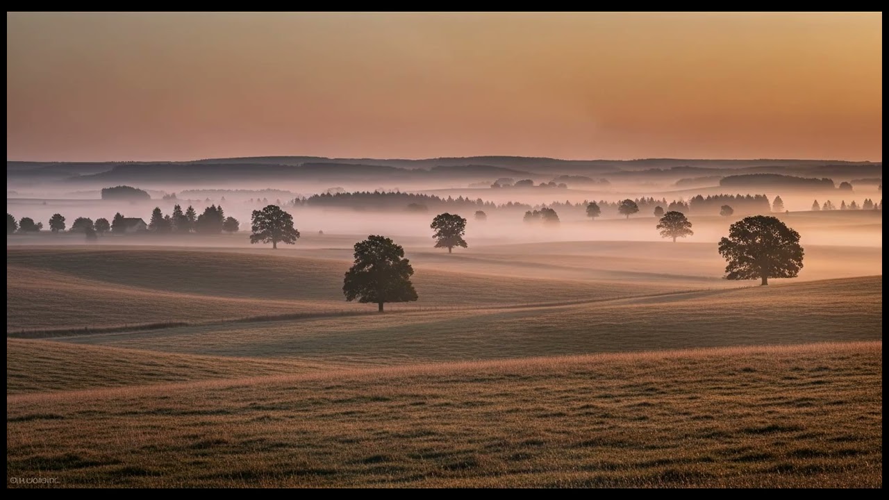 Amber Mist | Relaxing Golden Hour Ambient Music | Study, Sleep & Meditation