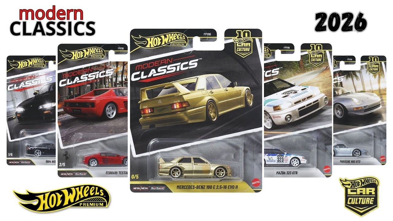Hot Wheels Premium - Car Culture - Modern Classics - with Chase - 2026