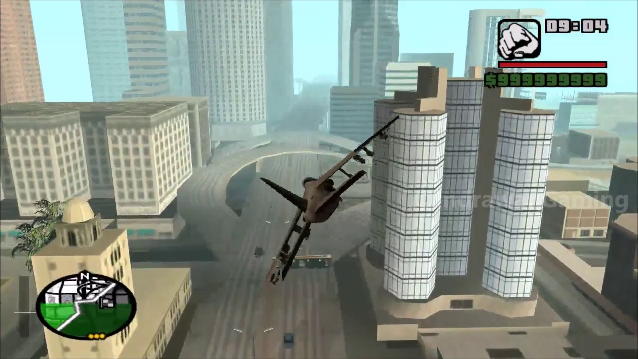 GTA San Andreas - Wasted And BOOM #206 (Plane Crash)