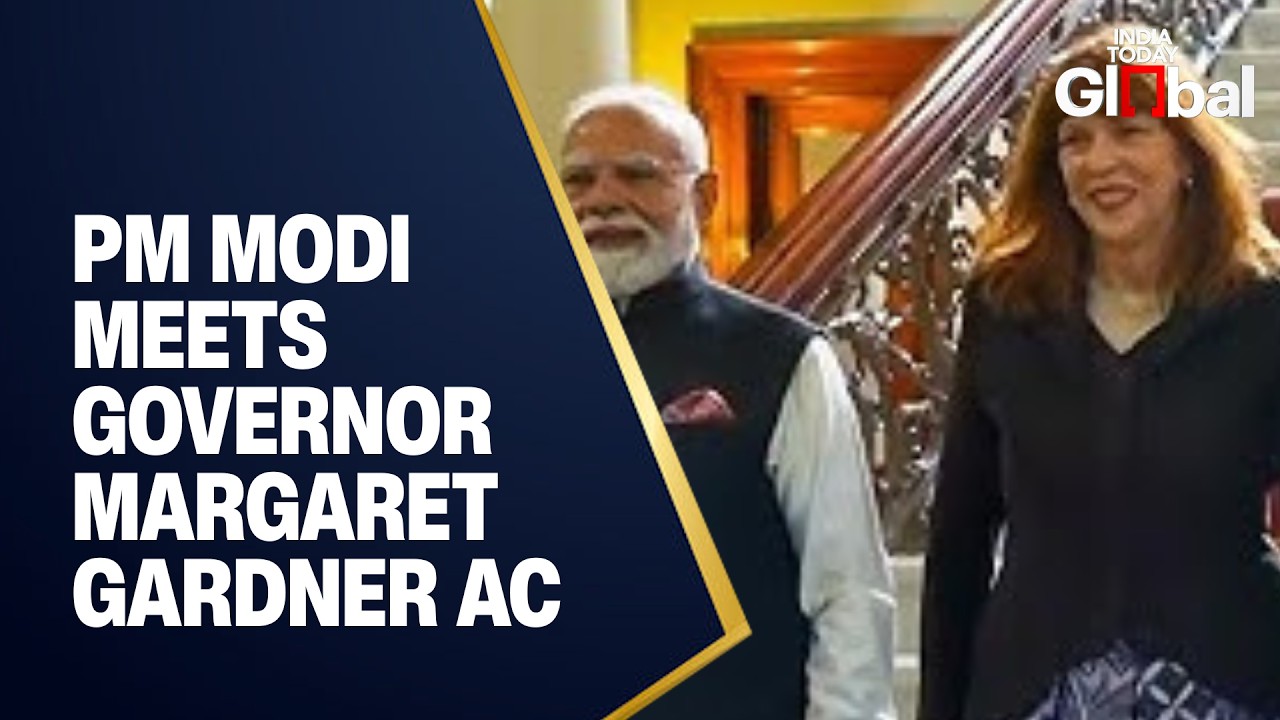 LIVE: PM Modi Meets Governor Margaret Gardner AC | Melbourne, Australia