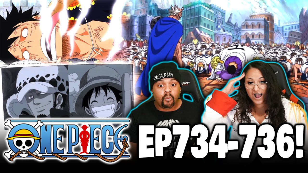 Fujitora vs Akainu One Piece Reaction Episode 734 735 736 | Op Reaction