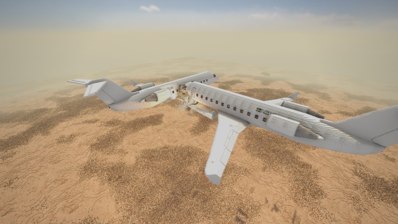 Desert Plane Crashes WITH RAGDOLLS! | Teardown