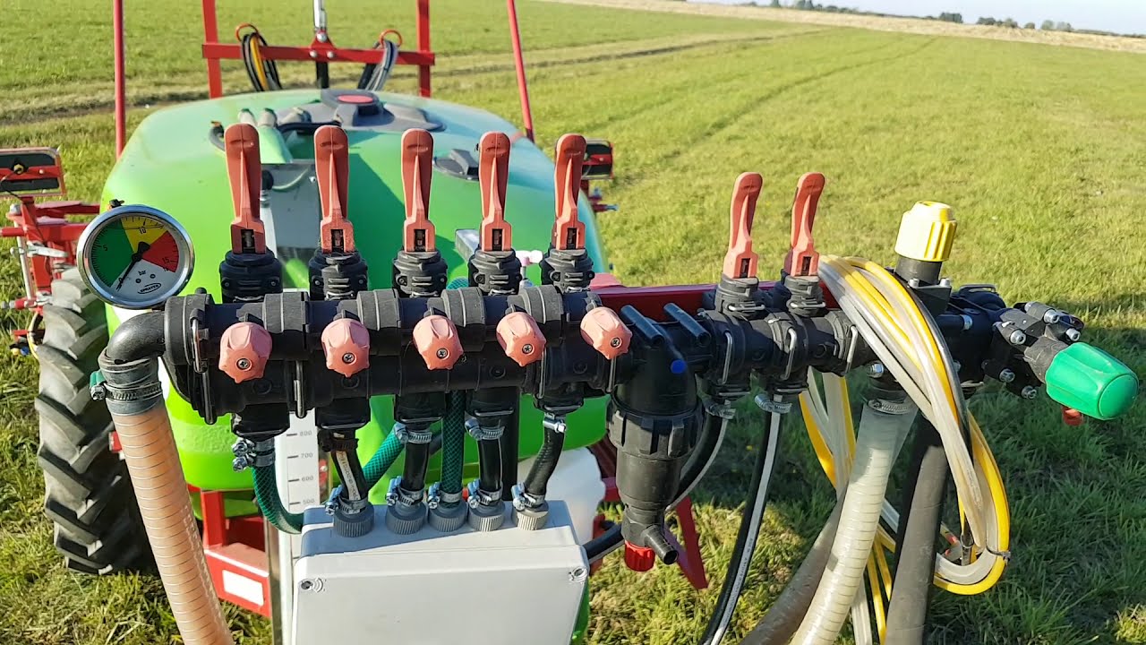 Sterowanie sekcjami opryskiwacz na elektrozaworach za mniej niż 400 zł.