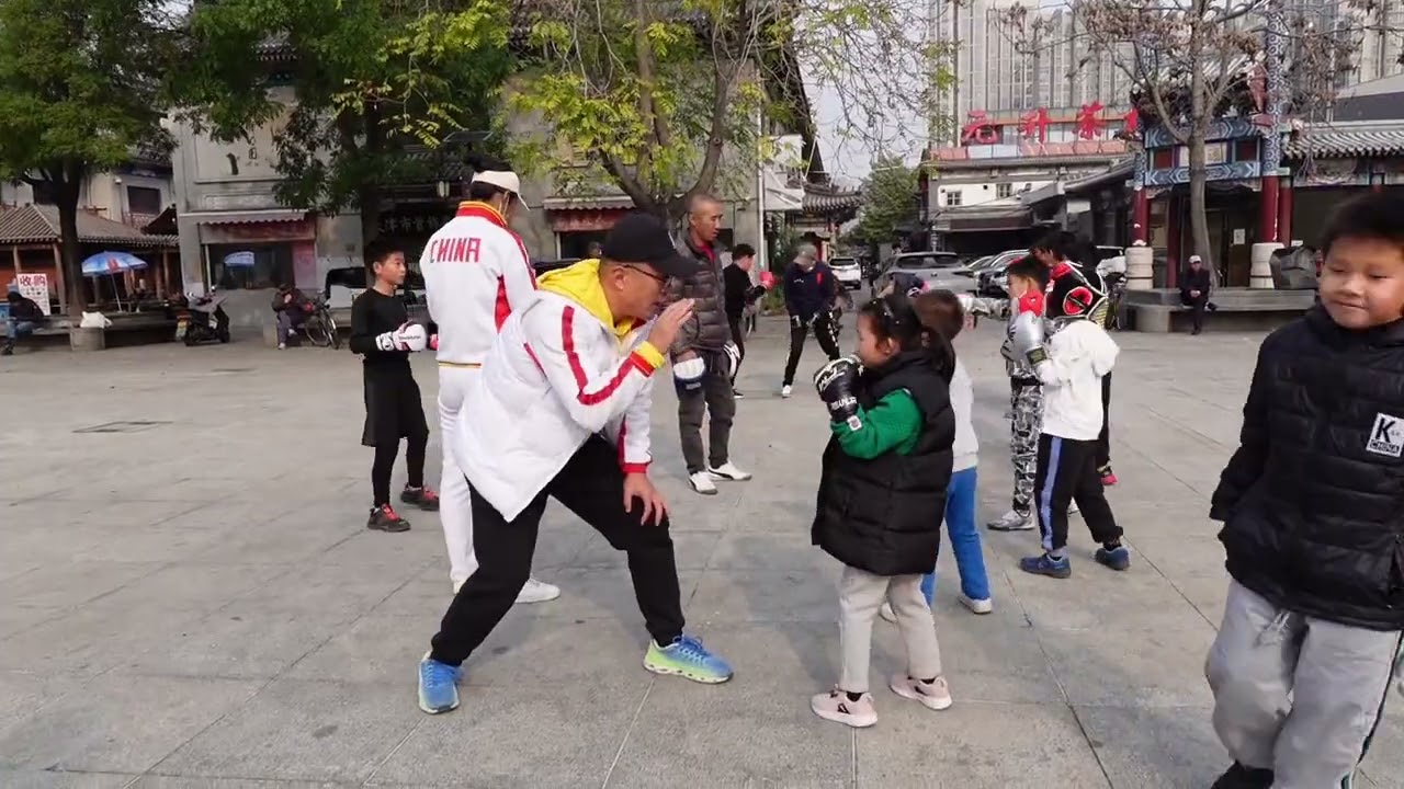天津鼓楼，拳击训练 #少儿拳击 #拳击训练