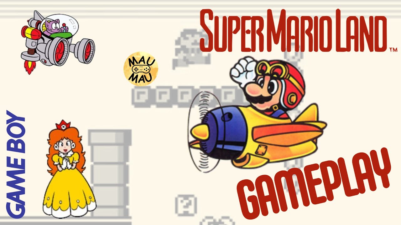 Super Mario Land - Game Boy Gameplay Completo